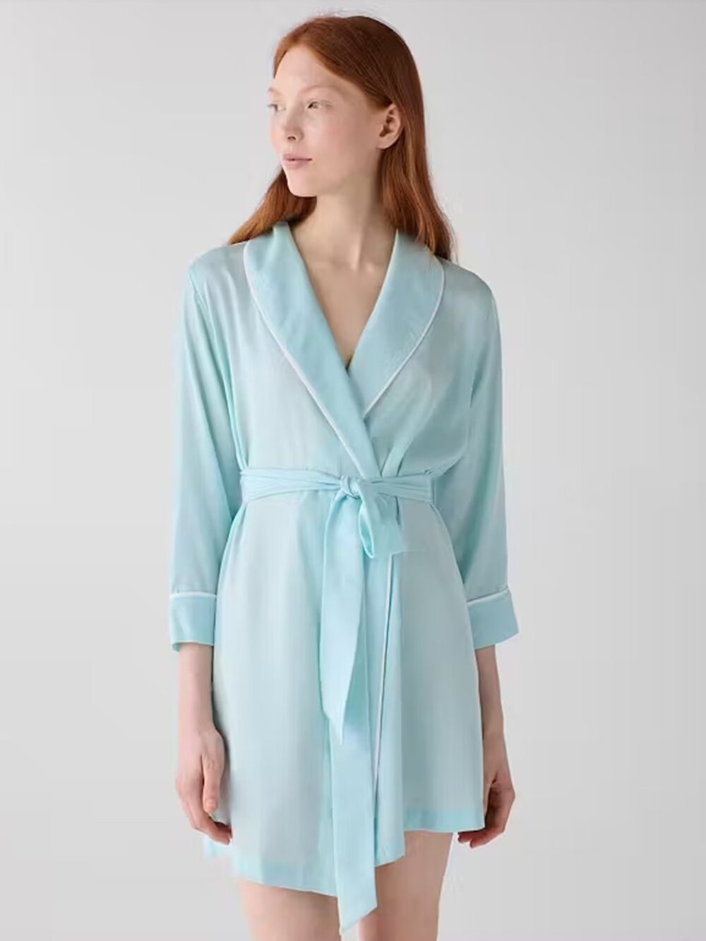 Kate Spade Happily Ever After Charmeuse Short Robe
